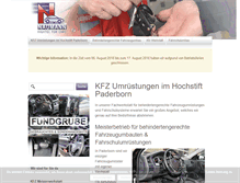 Tablet Screenshot of naumann-hightec.de